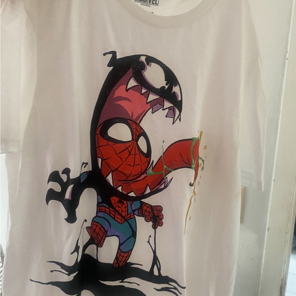 Spider man & venom marvel tshirts